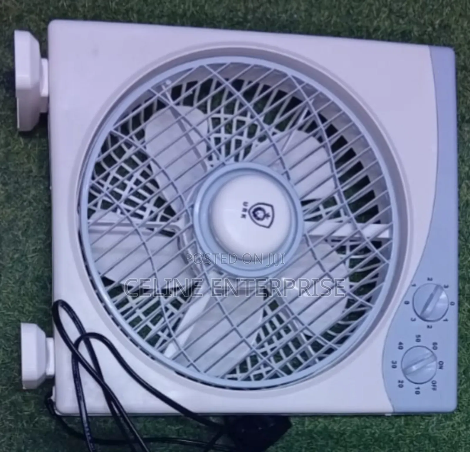 Portable Electric Box Fan for Home and Office
