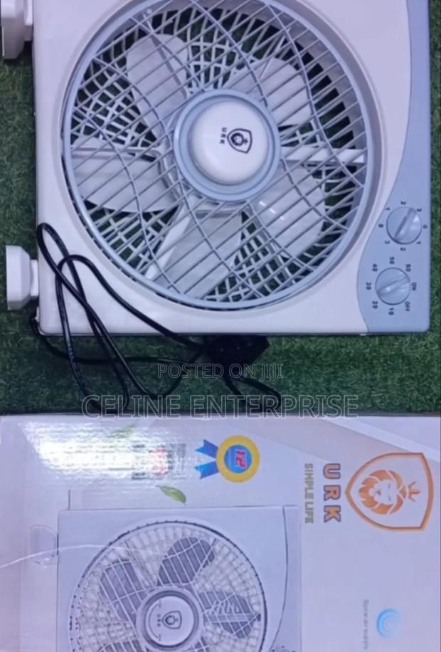 Electric Table Box Fan - main view