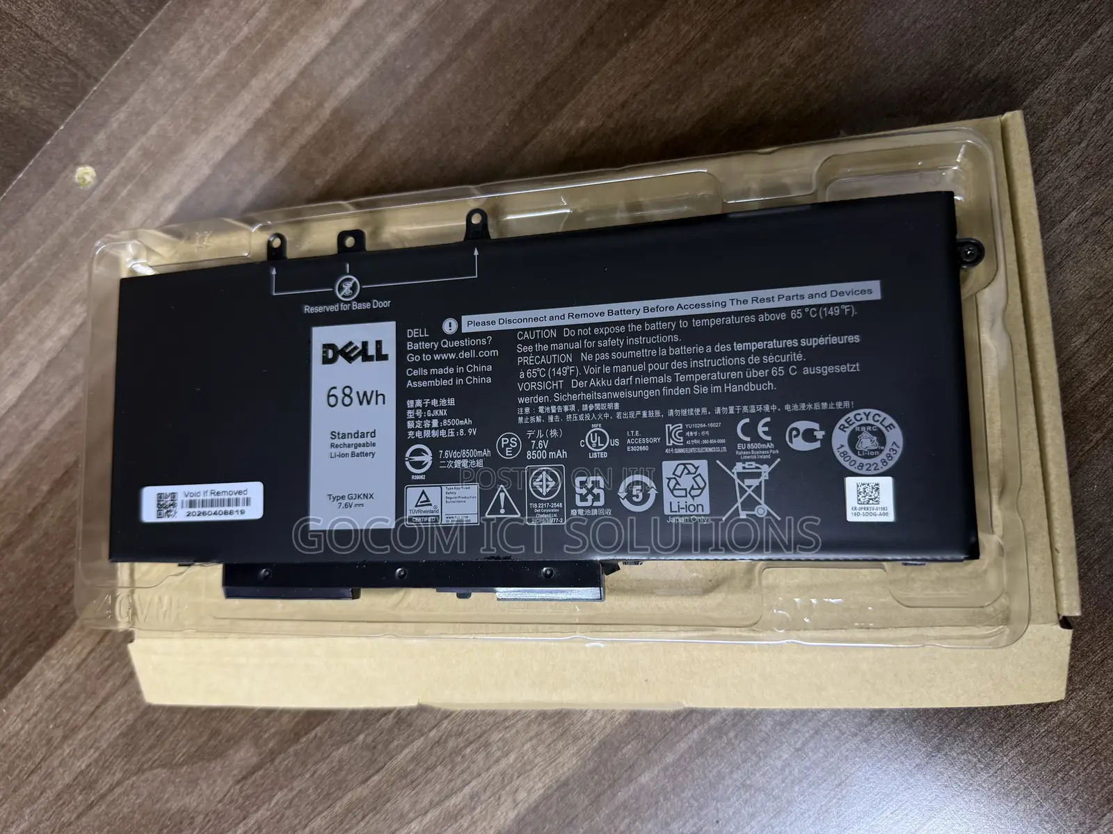 Dell GJKNX Battery