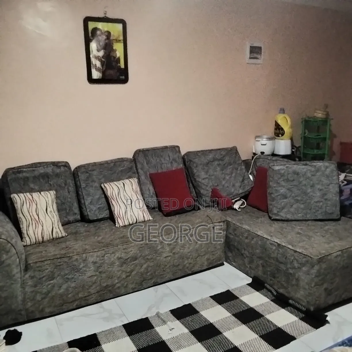 5 Seater Corner Sofa (L Shaped)