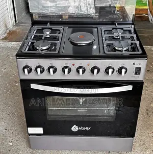 60*80 Nunix 4gas +1 Electric Standing Cooker With Electric Oven