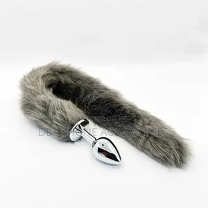 Fox Anal Tail Metal Butt Plug