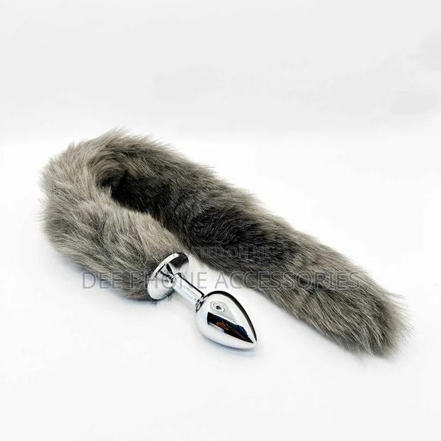 Fox Anal Tail Metal Butt Plug - thumbnail 3