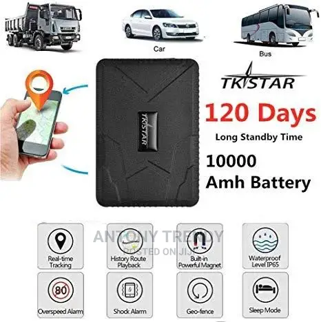TKSTAR GPS Tracker For Vehicles, 120 Days Long Standby Car GPS Tracker