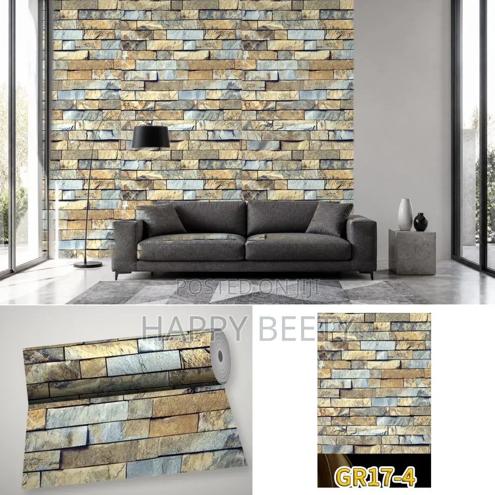 Brick Wallpaper Available in Different Colours