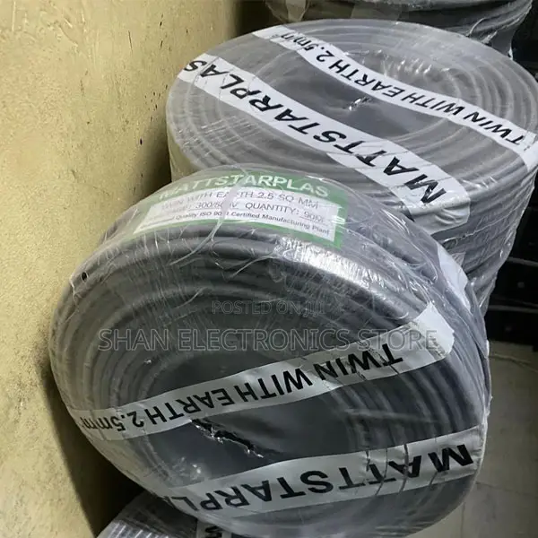 Flame Retardant 1.5mm Twin With Earth Flat Cable 90M