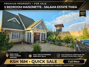 Furnished 6bdrm Mansion in Salama Estate, Gatuanyaga for sale