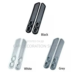 Universal Decorative Exhaust Pipe Stickers &Dummy Dual Exhaust Vents