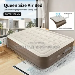 Sofa Bed Air Mattress Queen 80x60x18 - Puncture Resist - New