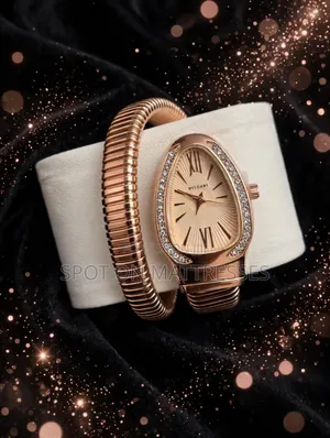 Stylish Bvlgari Coiled Ladies' Watch. Available in Bronze/Gold/Silver