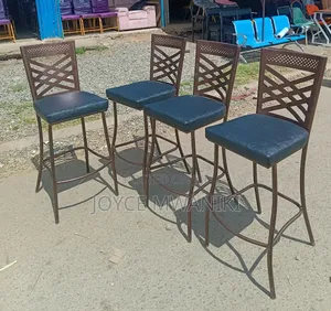 Copper Coated Frame Bar Chairs