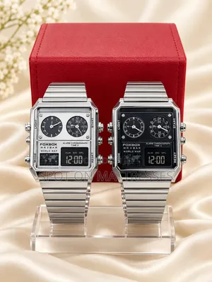 Foxbox Analogue + Digital Multi-Purpose Watch for Men. We Deliver!
