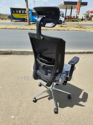 Managerial Mesh Chair - High Back Office Chair With Headrest