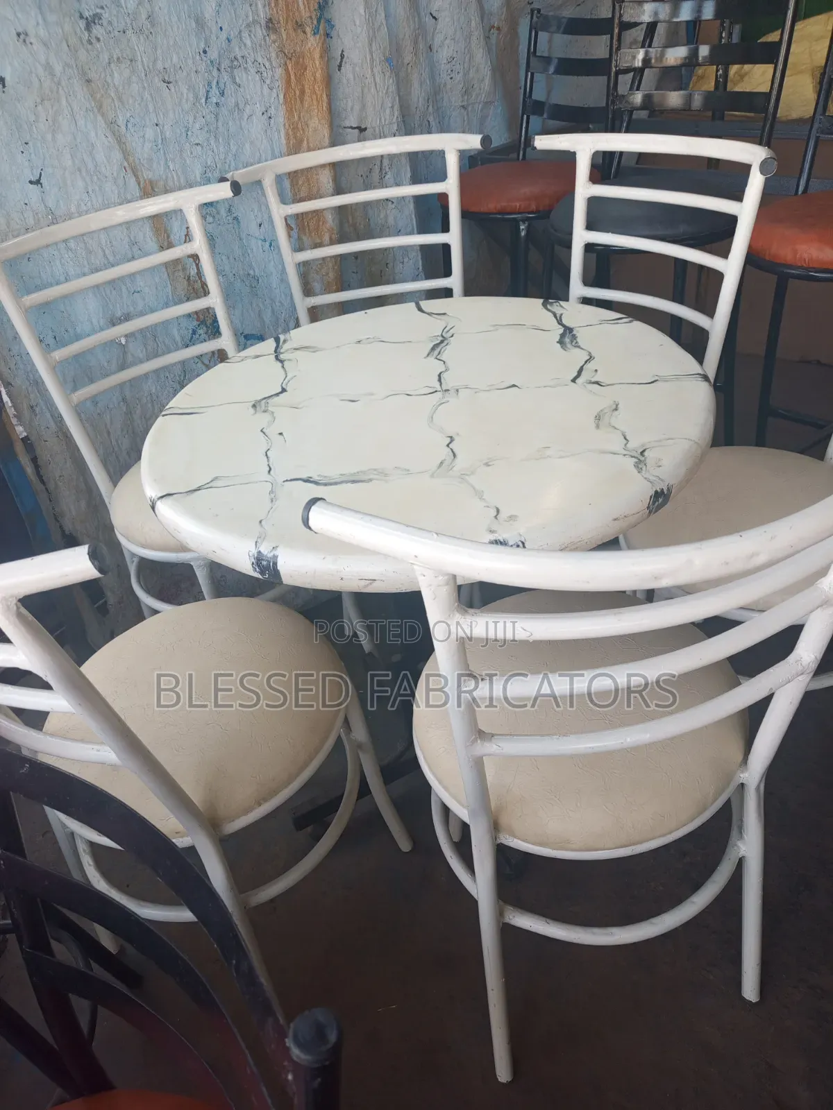 White Lunch Seats