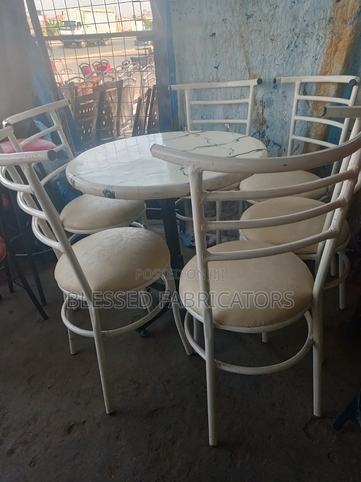White Lunch Seats