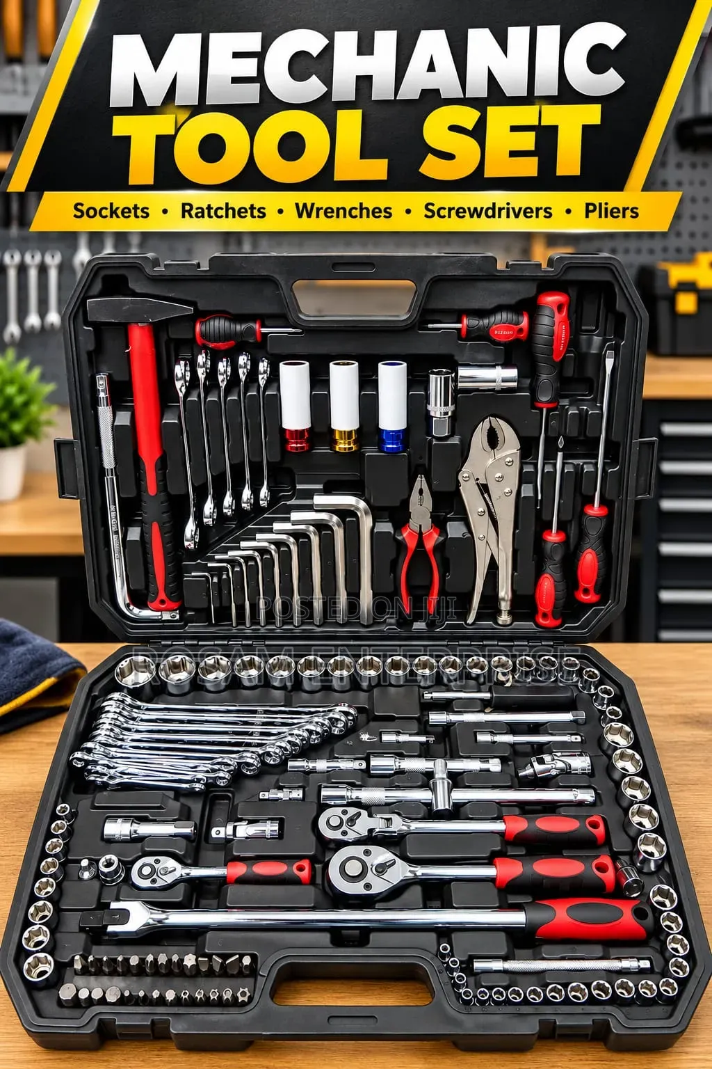 142Pcs Mechanic Tool Set