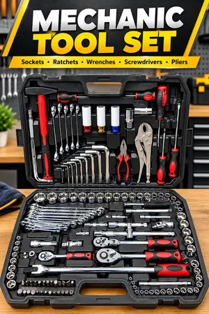142Pcs Mechanic Tool Set