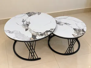 Marble-Top Nesting Coffee Tables
