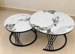 Marble-Top Nesting Coffee Tables