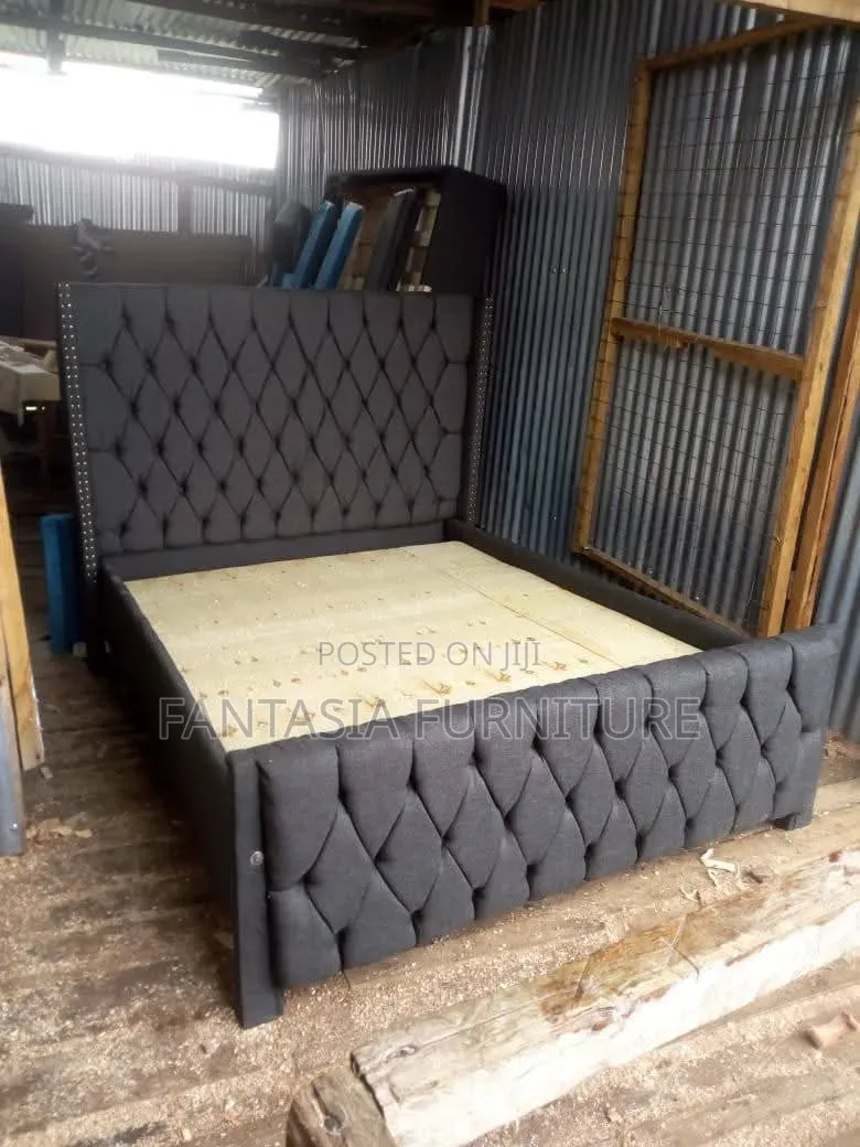 Dark Grey Bed Size 5 by 6