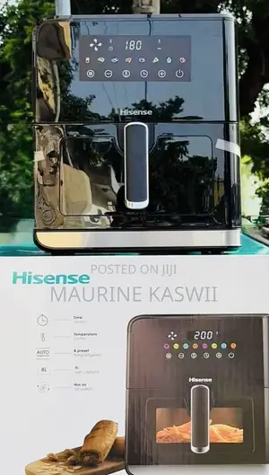 Hisense H08AFBK1S4 Dual Digital Air Fryer Digital Control