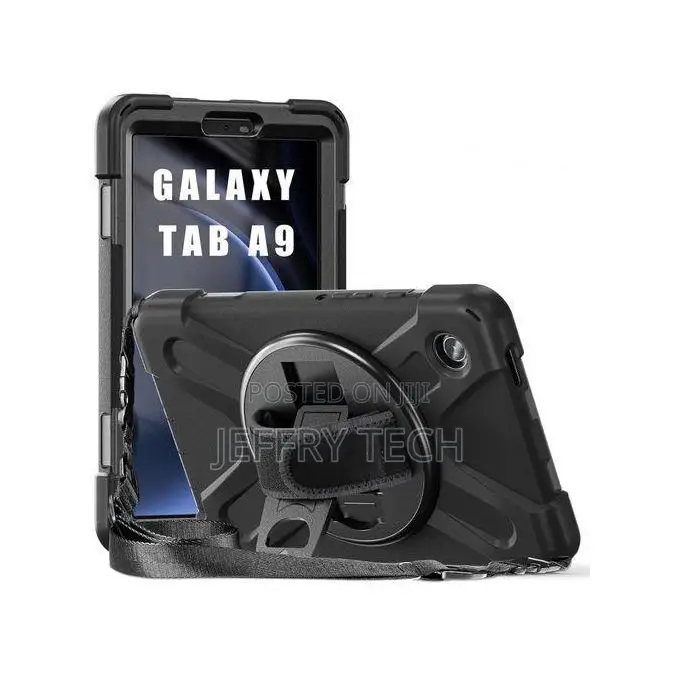 RUGGED Samsung Galaxy Tab A9 8.7 Inch Case Cover, Rugged 3 Layer