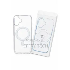 iPhone 17 Magnetic Clear Case – Transparent MagSafe-Style Cover