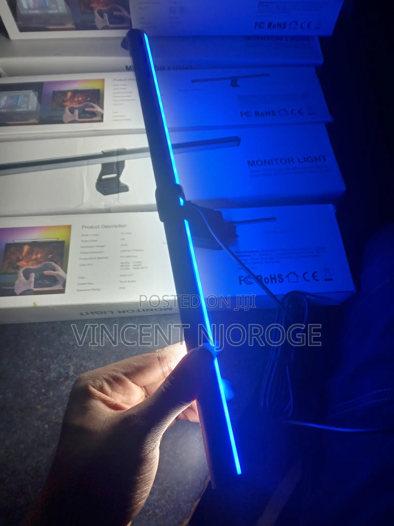 Monitor Light Bar 20 RGB Modes + 5 Light Modes
