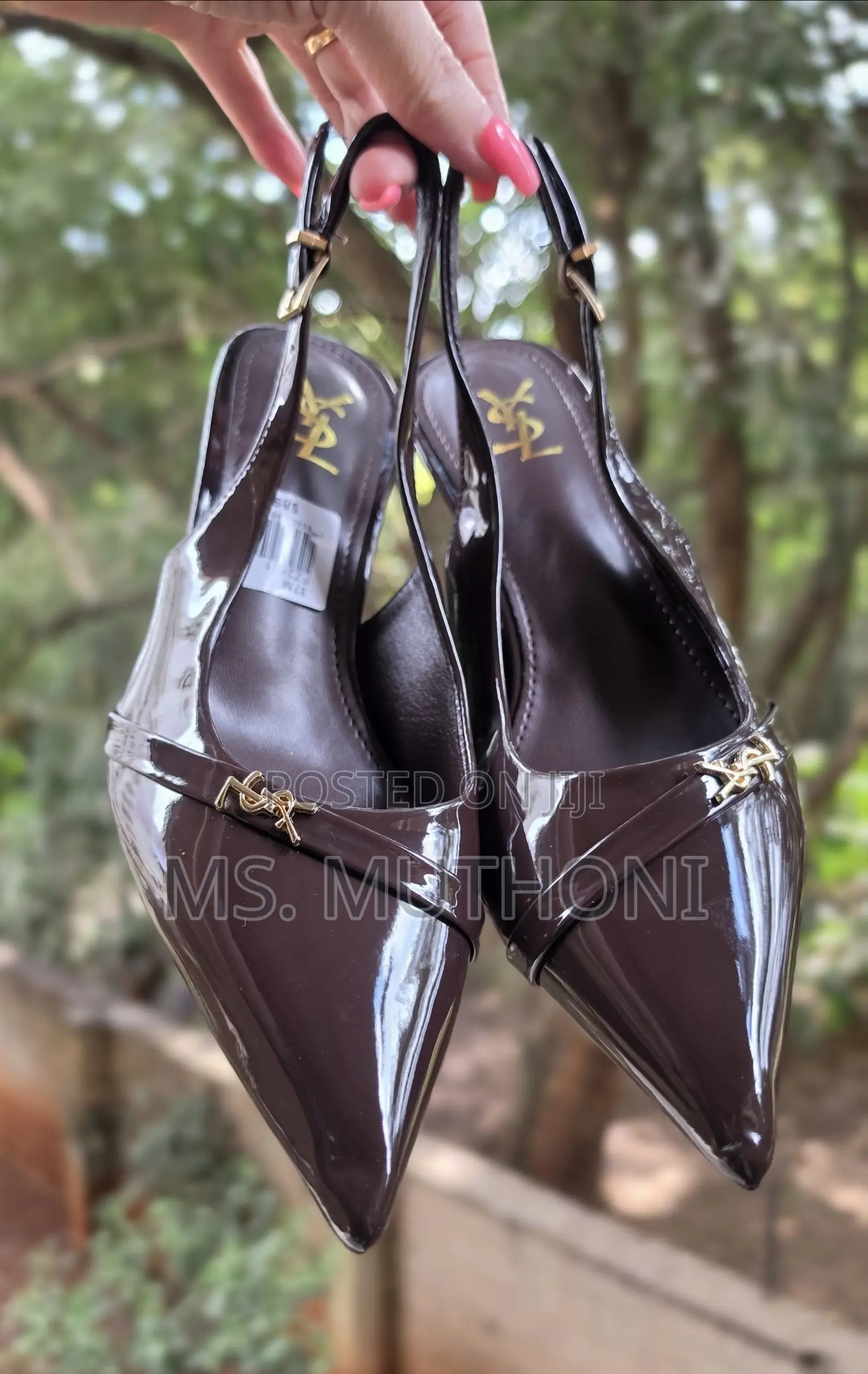 Classy , Comfortable YSL Pointed-Toe Slingback Pumps ,37-41