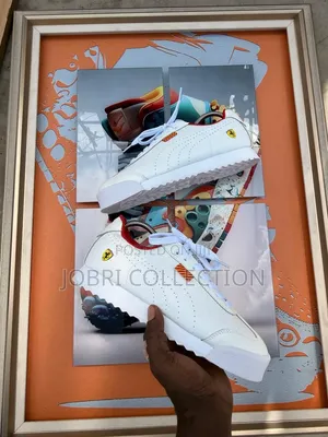 White Scuderia Ferrari X Puma Roma Sneakers