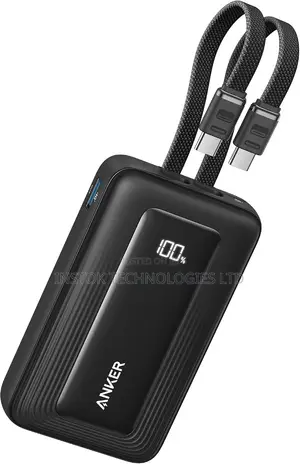Anker Zolo 20000mAh Power Bank 45W & Built-in Cables