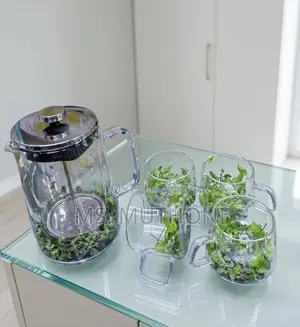 Double-Layer Dried Flower Press Set Ft 1000ml French Press & Cups
