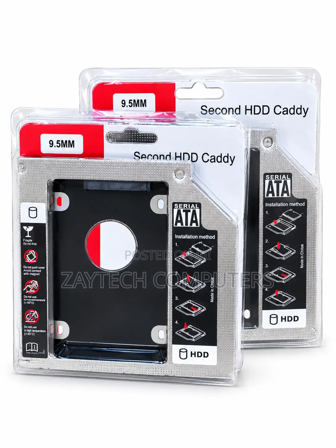 9.5mm Second HDD Caddy – Laptop Storage