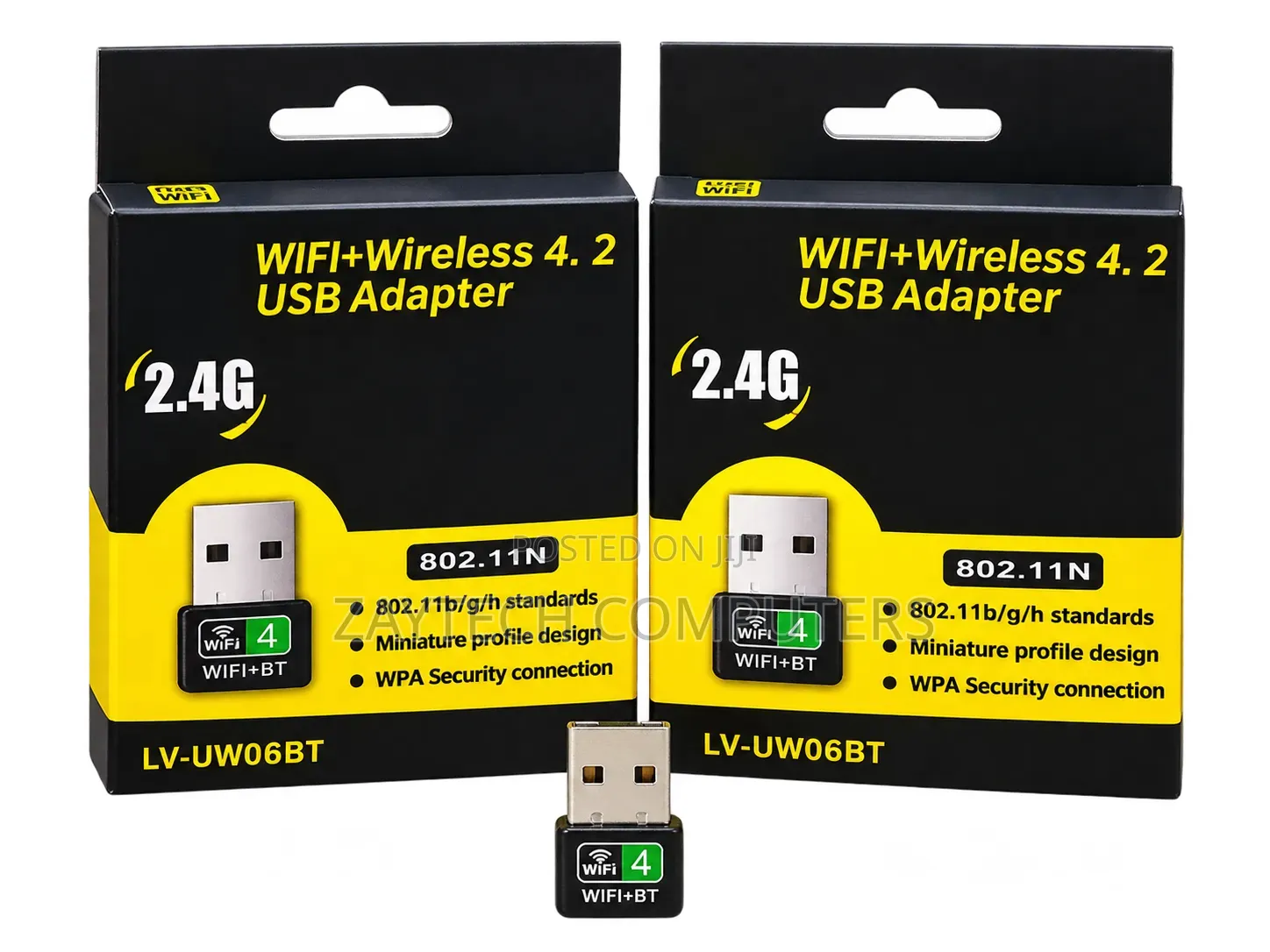 USB WiFi + Bluetooth 4.2 Adapter