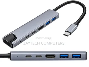 USB-C 6-in-1 Multifunction Adapter – 4K HDMI