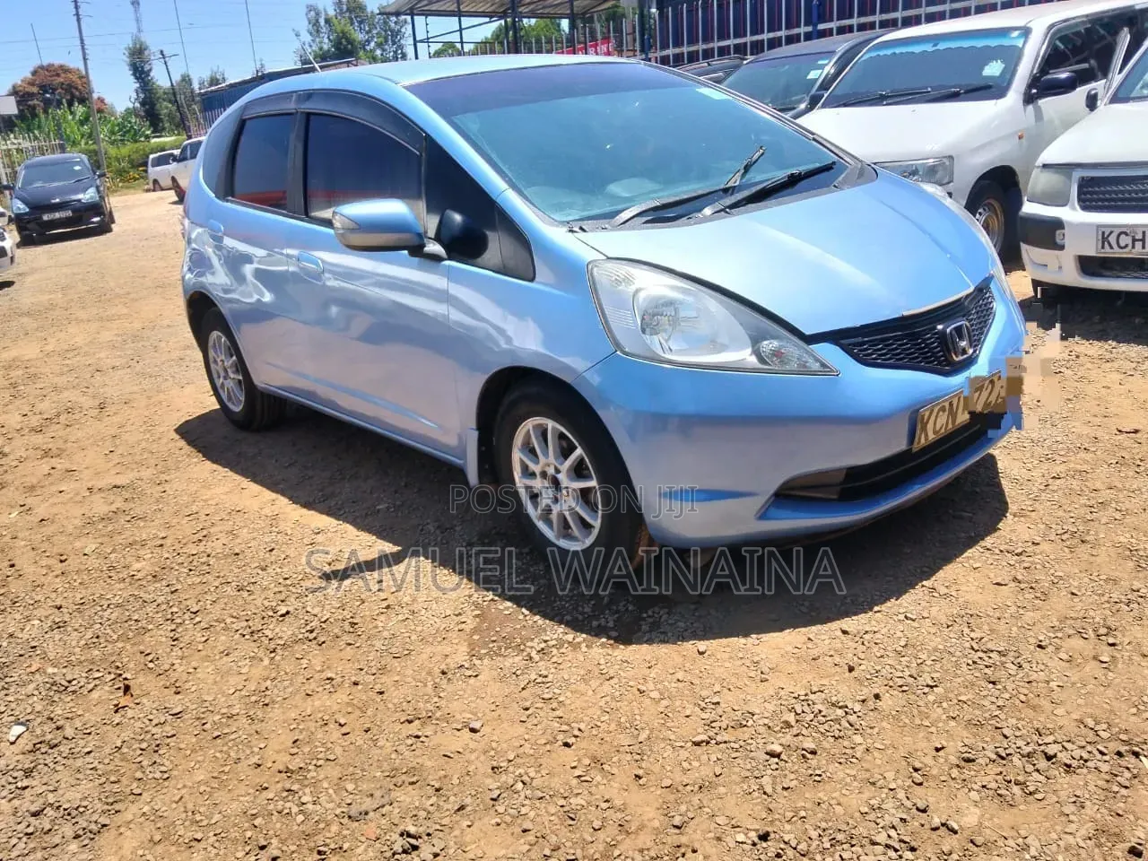 Honda Fit 5D 2013 Blue
