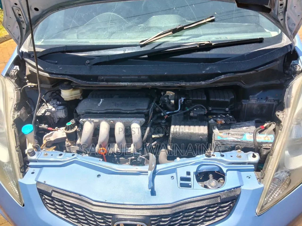 Honda Fit 5D 2013 Blue