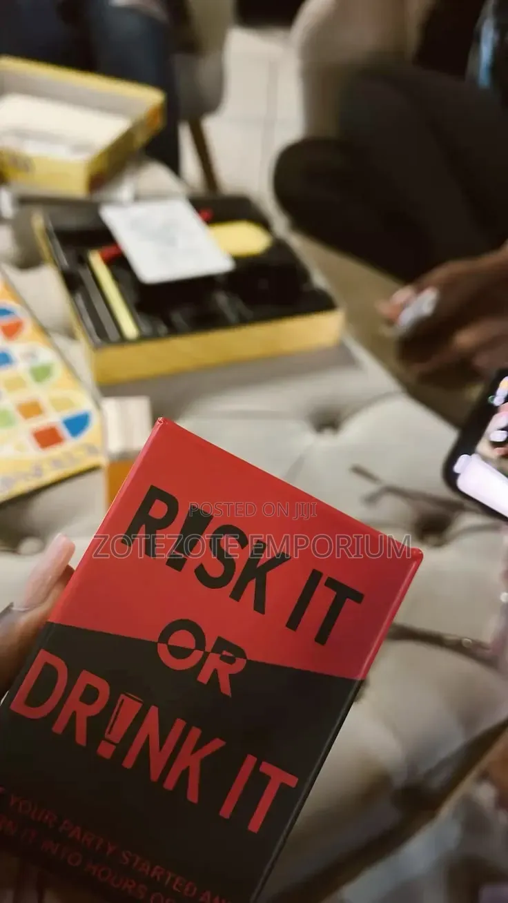 Risk It or Drink It Card Games