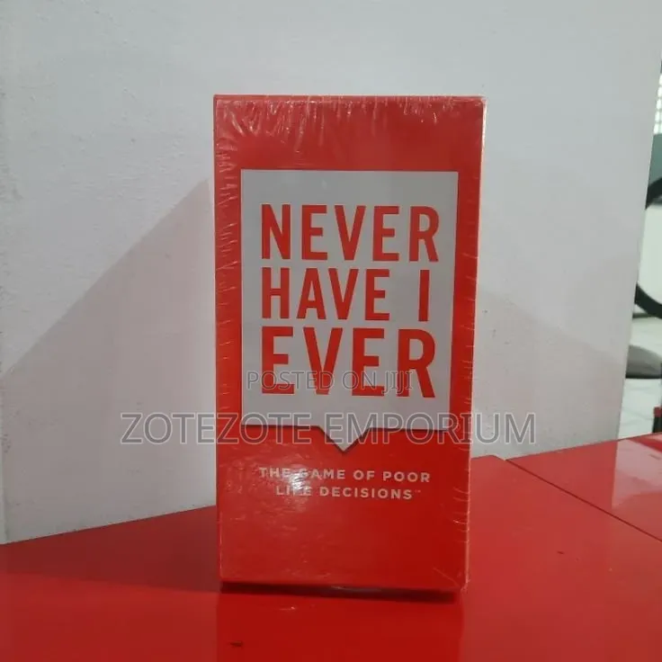 Never Have I Ever Card Game