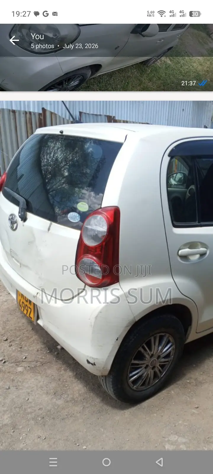 Toyota Passo 1.0 FWD 2012 White