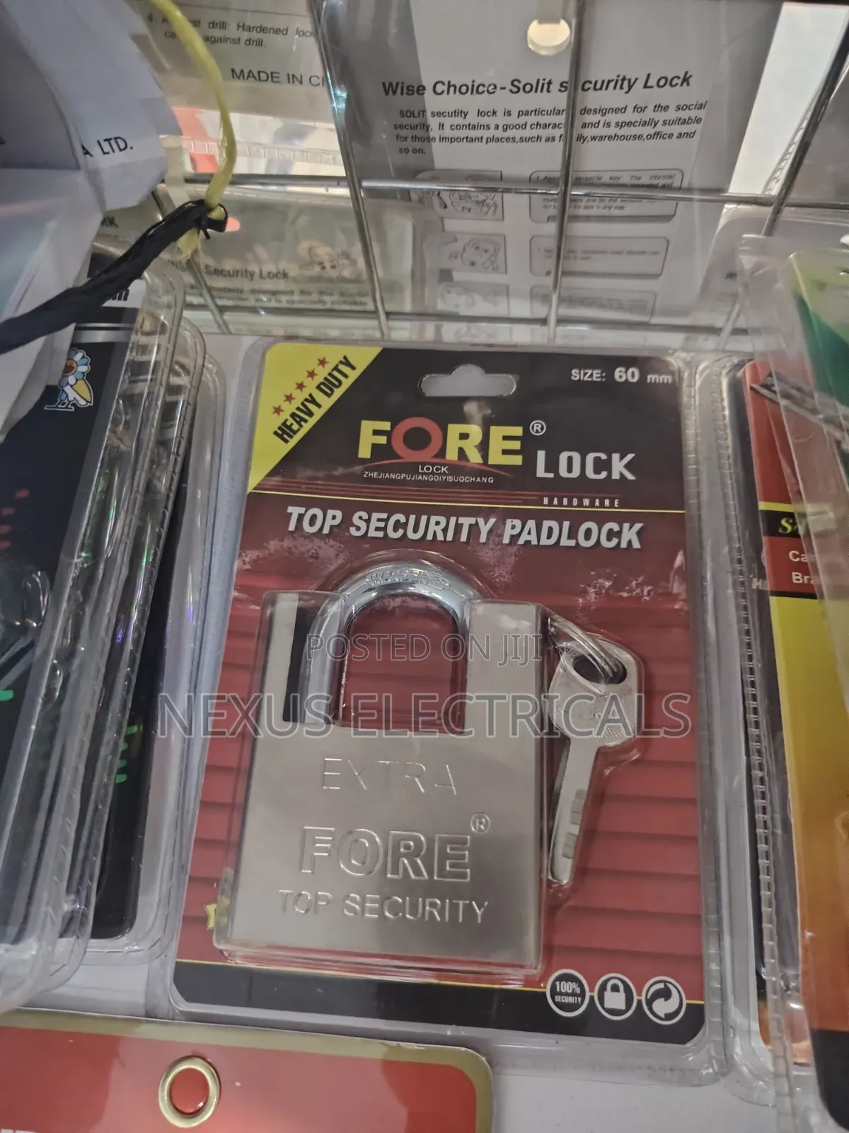 Fore Lock 60mm Top Security Padlock