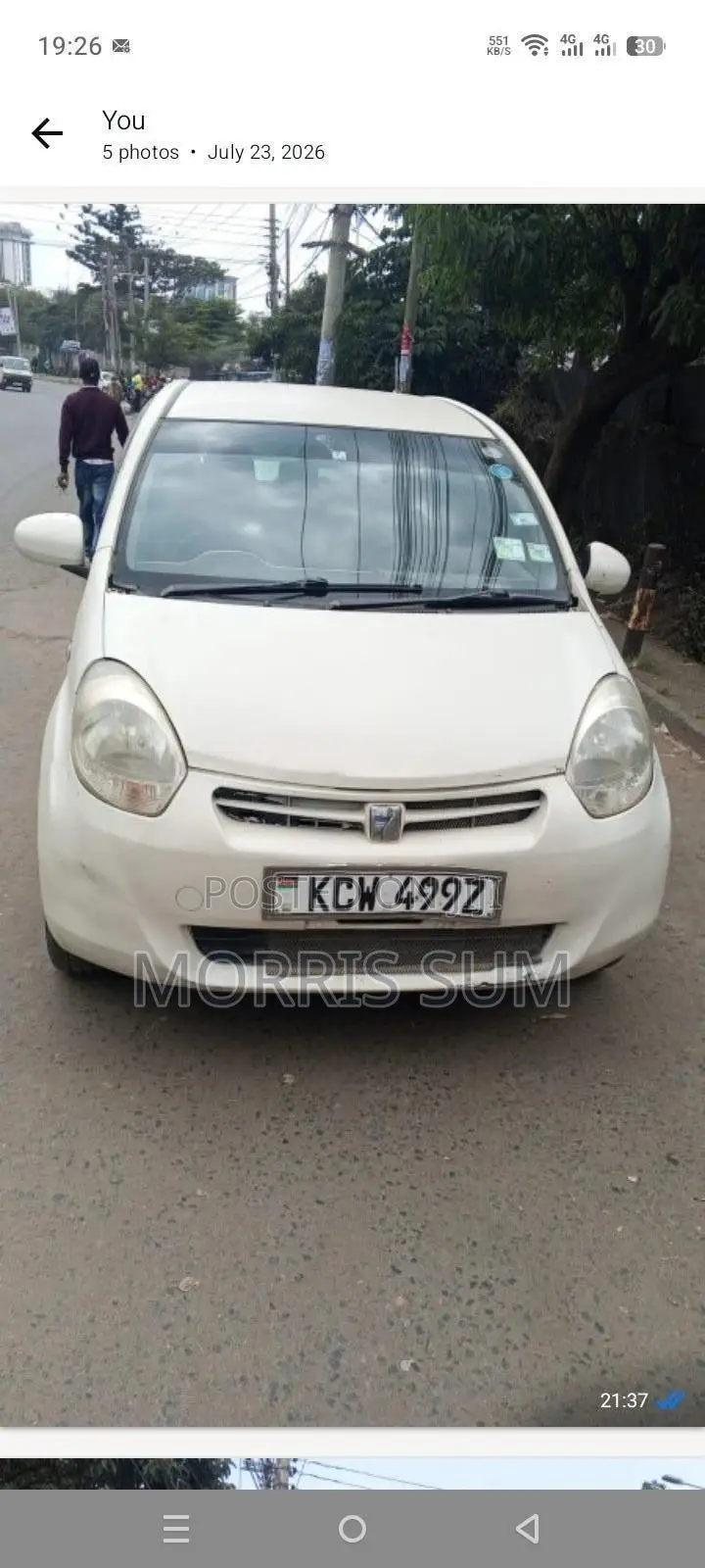 Toyota Passo 1.0 FWD 2012 White