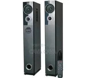 VON 2.0CH VEA2402ET Active Speaker Tall Boy Subwoofer 240W RMS