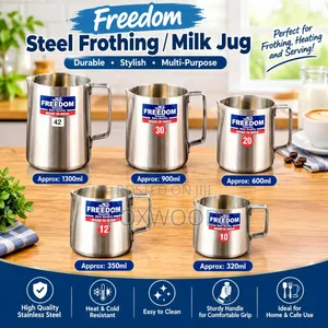 Stainless Steel Frothing/Milk Jug 600ml