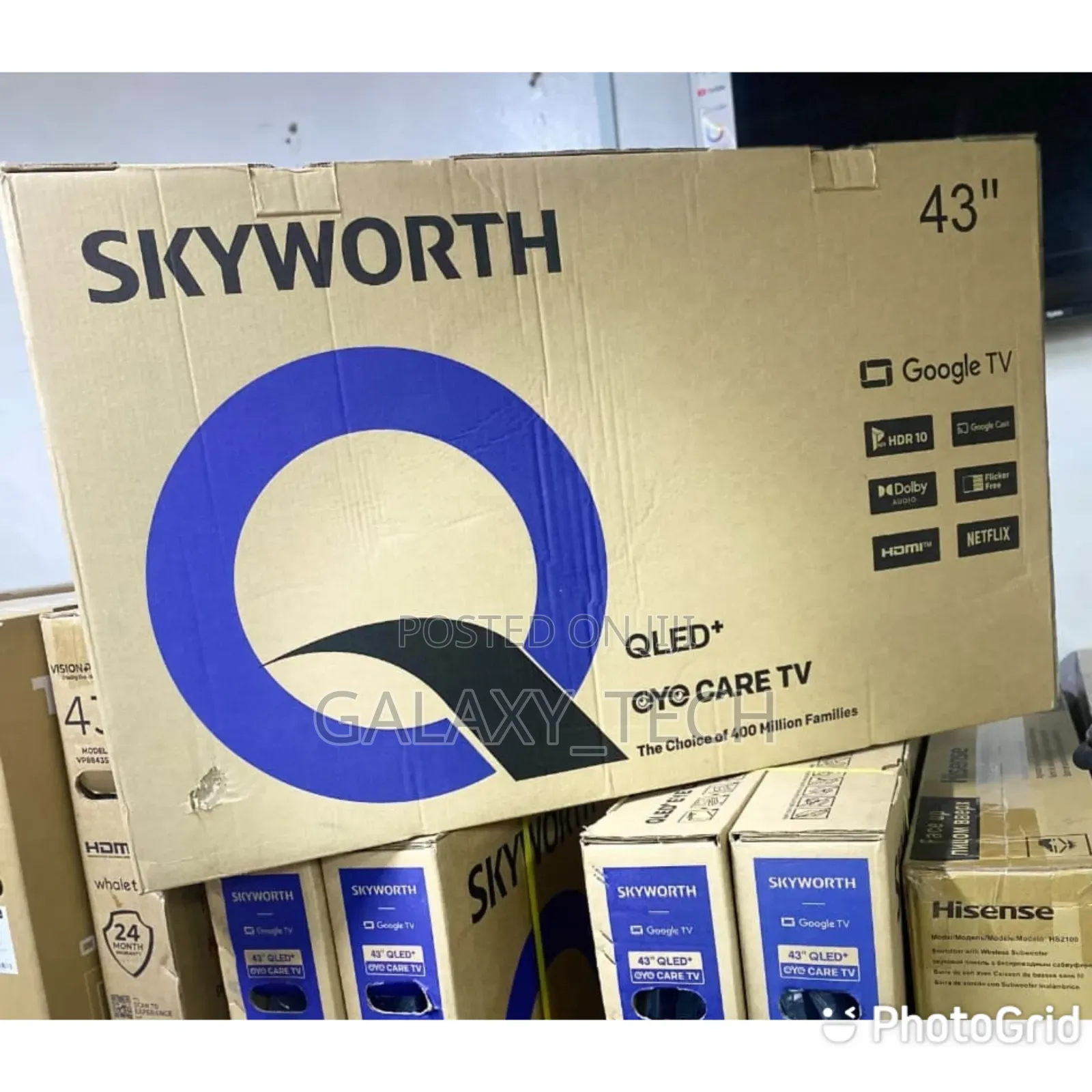 Skyworth 43" QLED+ Google TV