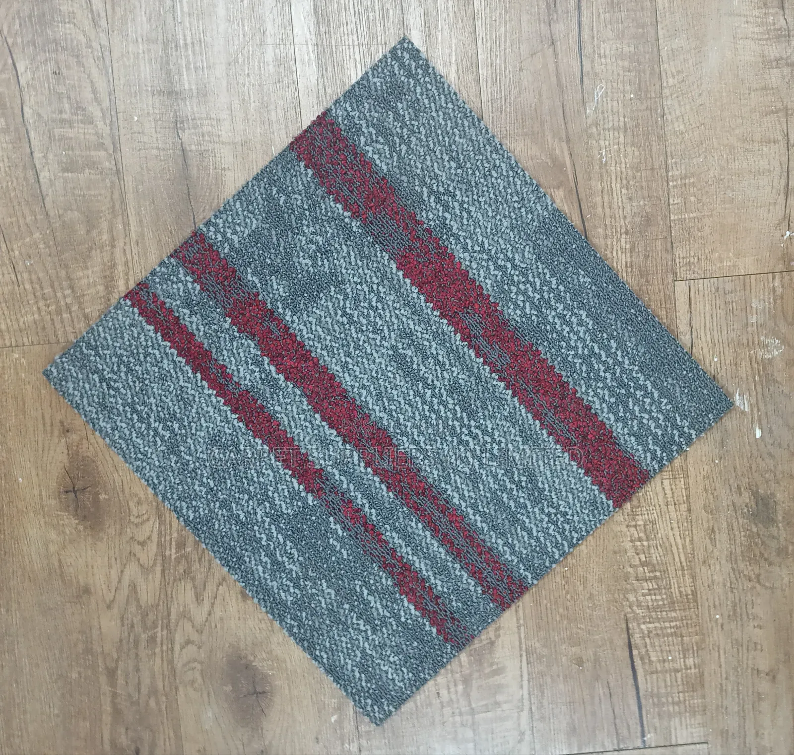 Executive Blue Red Quality Carpet Tile