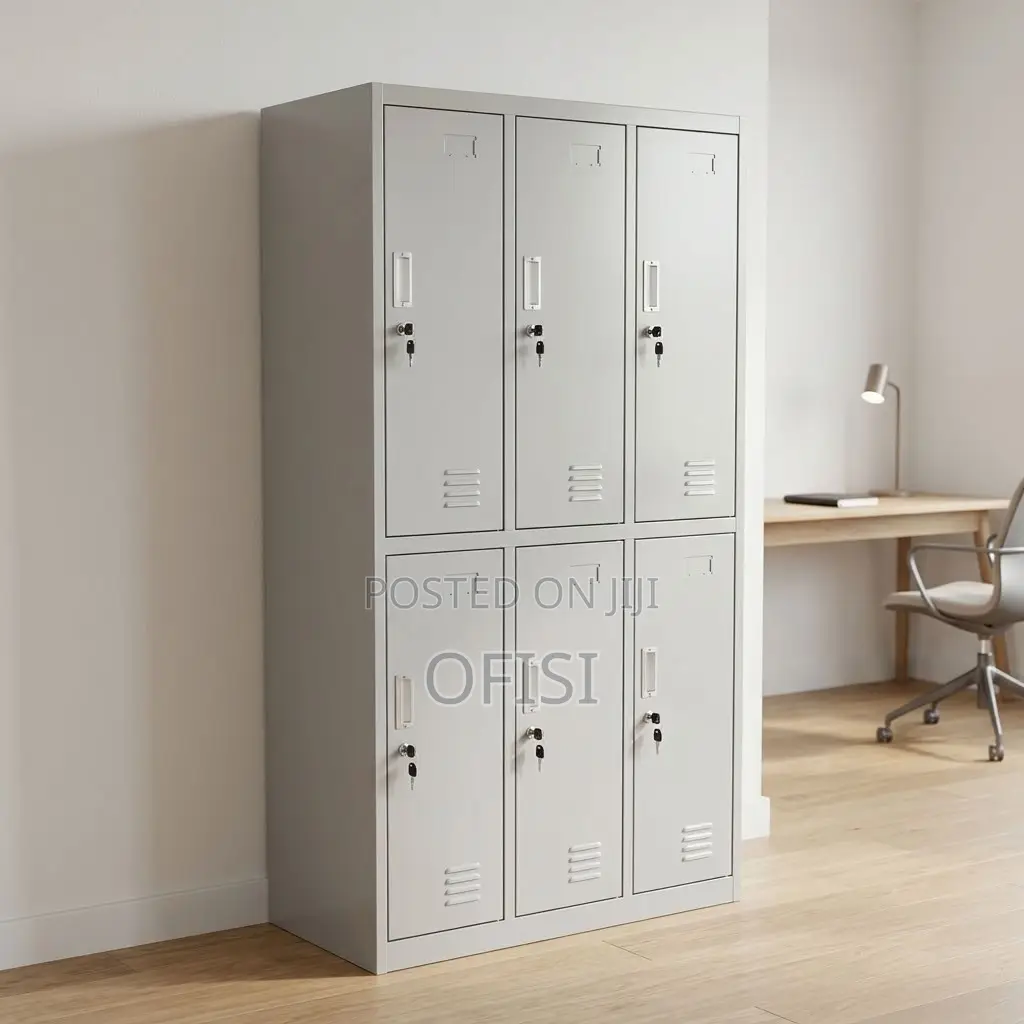 Office Cabinet; Six-Door Storage Cupboard