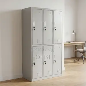 Office Cabinet; Six-Door Storage Cupboard