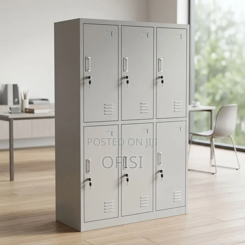 Office Cabinet; Six-Door Storage Cupboard