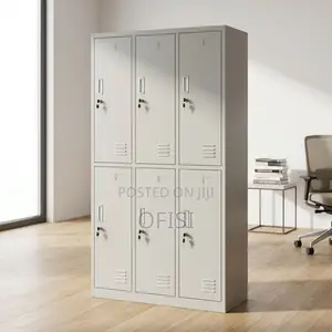 Office Cabinet; Six-Door Storage Cupboard